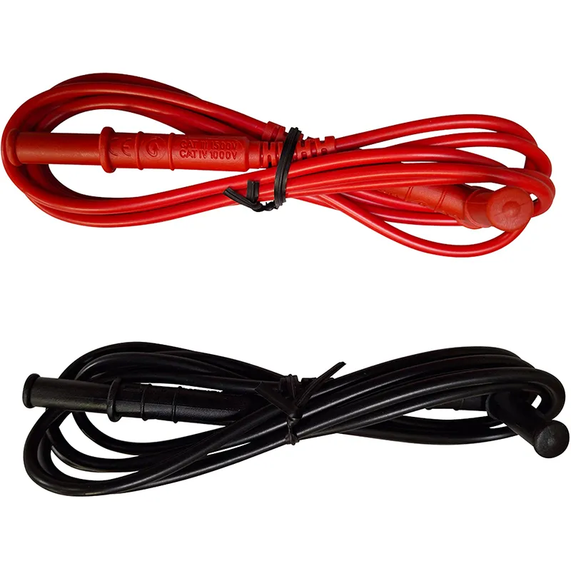 Messleitungen mit 4mm gerade/Winkel Stecker -1,5m-15A-CATIV-600V-PVC-rot+sw – Bild 2