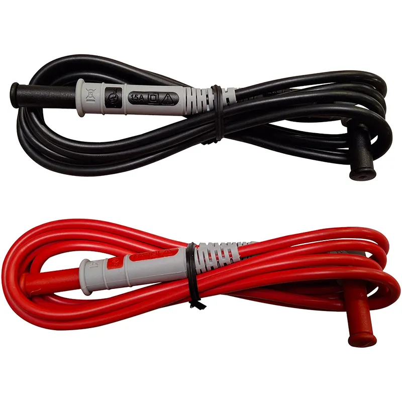 Messleitungen mit 4mm gerade/Winkel Stecker -1,5m-15A-CATIV-1000V-PVC-rot+sw – Bild 2