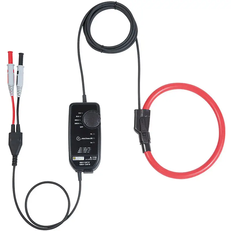 Stromwandler A110-45 mit flexibler Rogowskispule und Messbereich 3 bis 3000 Ampere
