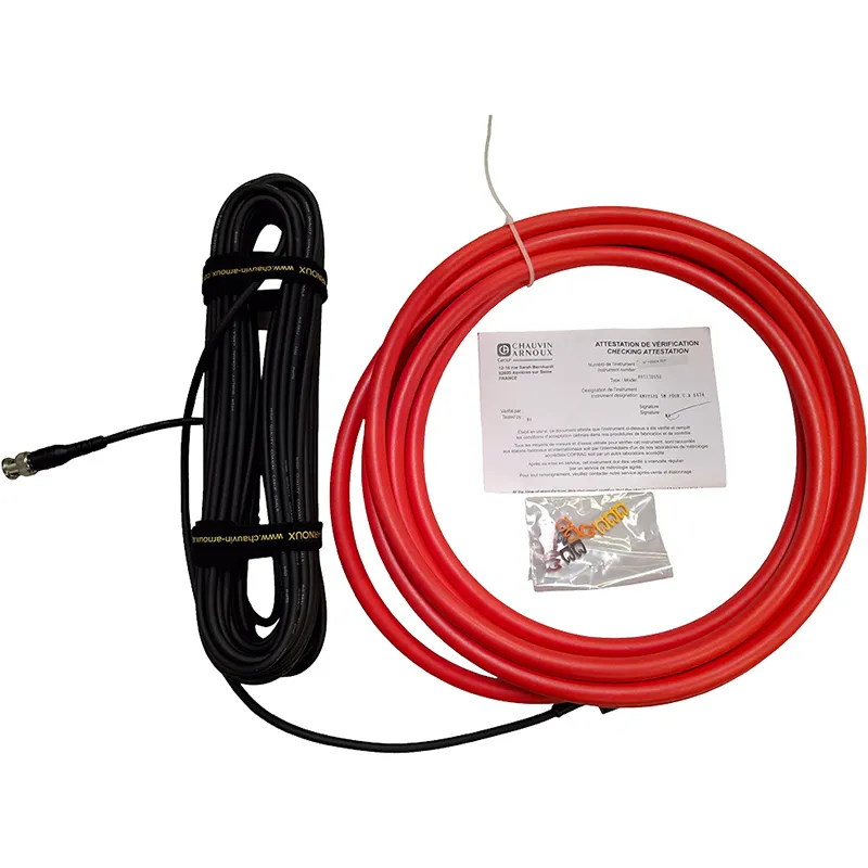 Flexibler Stromwandler AmpFLEX 5m mit Kabeln, Stecker und Zubehör für Strommessungen