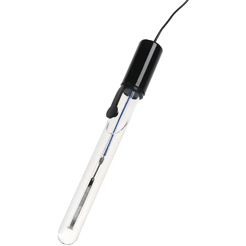 pH- und Redox-Bezugselektrode BR42 mit 2mm-Stecker und transparentem Glasgehäuse
