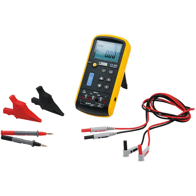 Kalibrator für Prozesssignale CA 1631 mit digitaler Anzeige und Anschlussklemmen