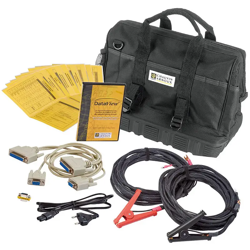 Micro-Ohmmeter CA 6255 mit vollständiger Ausstattung inklusive Tragetasche und Messzubehör