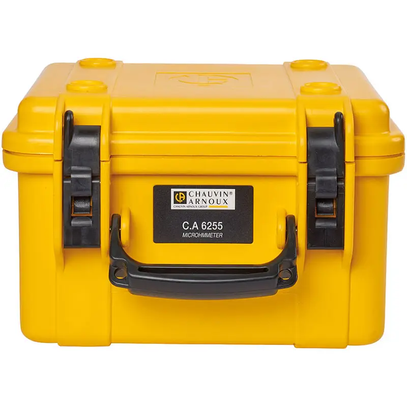 Transportkoffer mit CA 6255 Micro-Ohmmeter zur Messung niedriger Widerstände