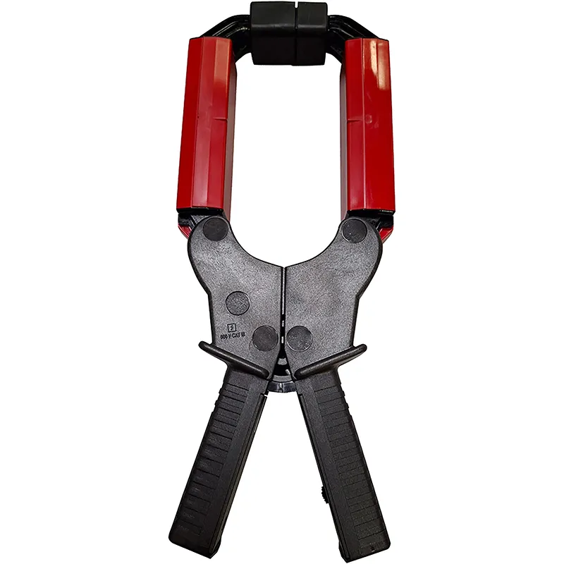 Messzange D34N mit rot-schwarzen Griffen für Strommessungen bis 1,5 kA/5 A