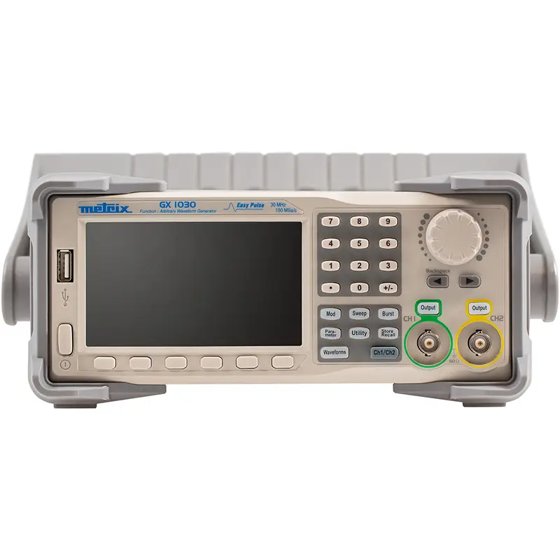 Arbiträr-Funktionsgenerator GX 1030 mit 30 MHz, zwei Ausgangskanälen und Bedientastatur