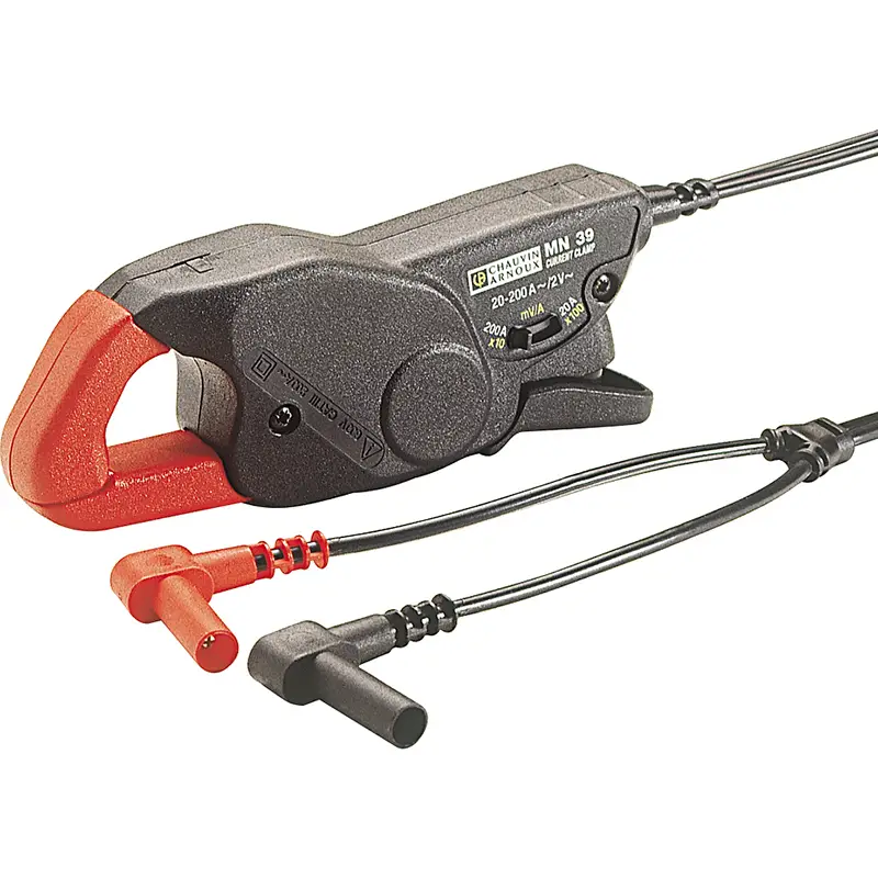 Messzange MN39 CV 20-200/2 mit Anschlusskabeln für elektrische Messungen