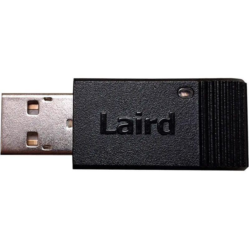 USB-Bluetooth-Modem für PC mit schwarzem Kunststoffgehäuse und Metallstecker