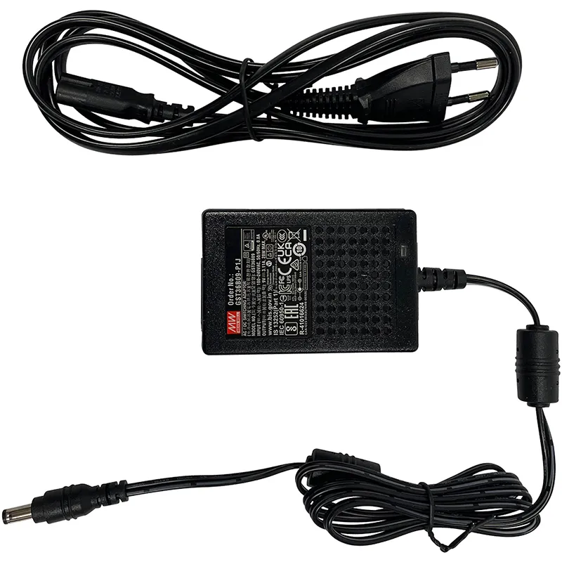 Netzadapter für Hand-Kalibratoren mit Eurostecker und DC-Anschlusskabel
