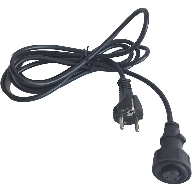 Netzkabel für CA 8436 mit Eurostecker und dreipoliger Gerätesteckverbindung