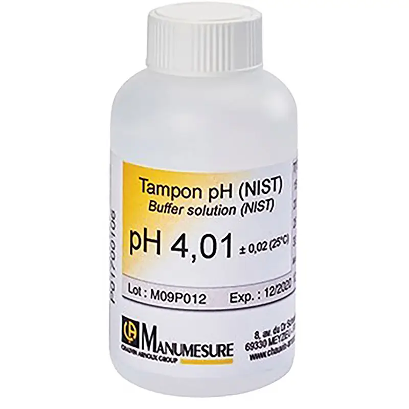 Pufferlösung pH 4,01 nach DIN-NIST in 125 ml Flasche für pH-Meter-Kalibrierung