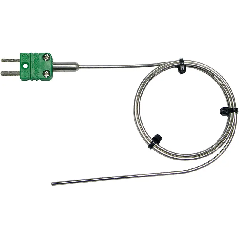 Flexibler Messfühler SK20 mit Temperaturbereich von -40°C bis +450°C und metallischem Fühlerende
