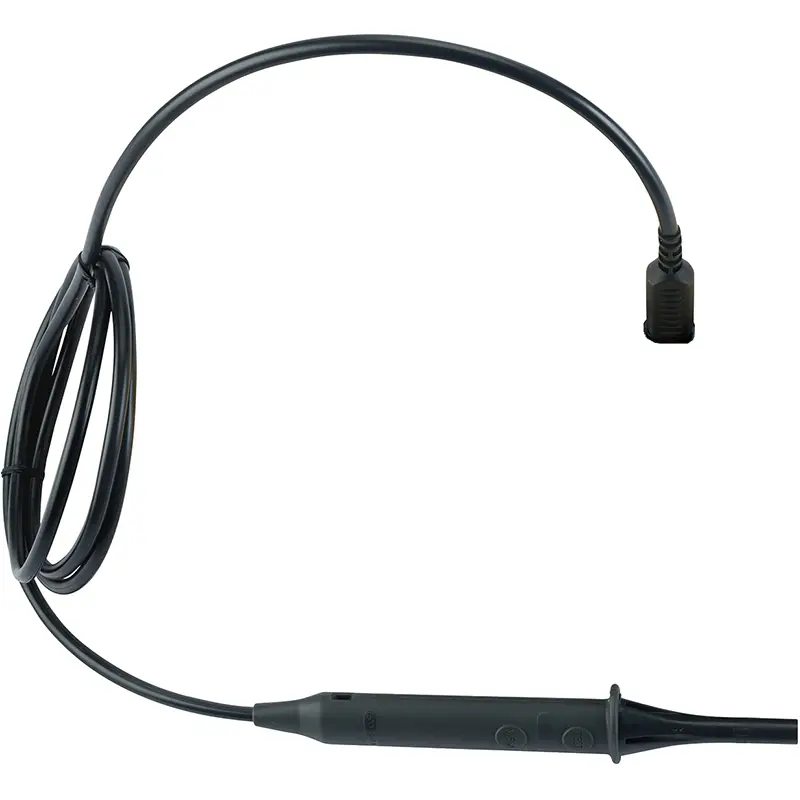 Flexible Sonde zur Fernbedienung Nr. 4 mit spiralförmigem Kabel und Anschluss für Mess- und Prüfgeräte