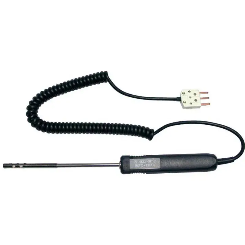 Luftmessfühler SP12 zur Temperaturmessung im Bereich -100°C bis +600°C mit Anschlussstecker.