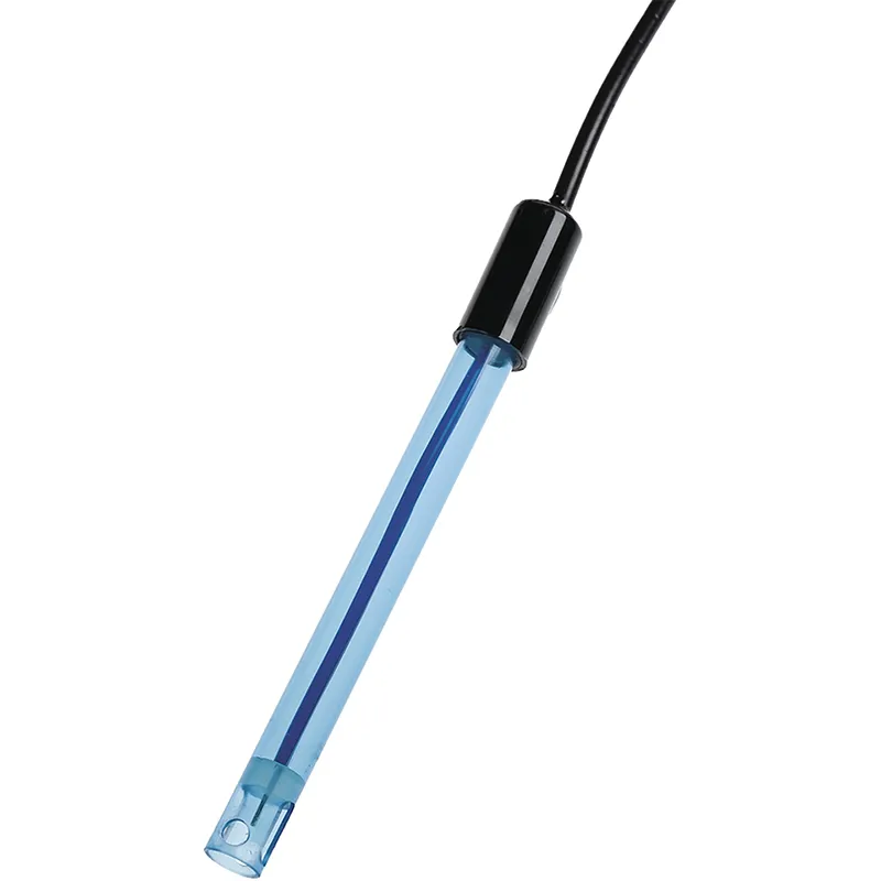 Redox-Messelektrode XPT2 mit blauem Glasröhrchen und 4mm-Steckeranschluss